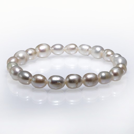 Bracelet en perles de Culture d'eau douce.