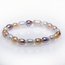 Bracelet en perles de Culture d'eau douce.