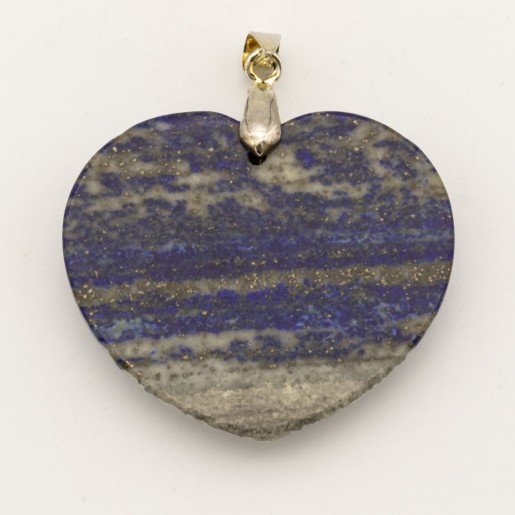 Pendentif en Lapis-lazuli en forme de cœur