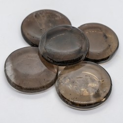 Galet plat Quartz fumé